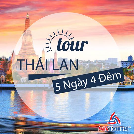 Tour du lịch Bangkok - Pattaya 5 ngày 4 đêm