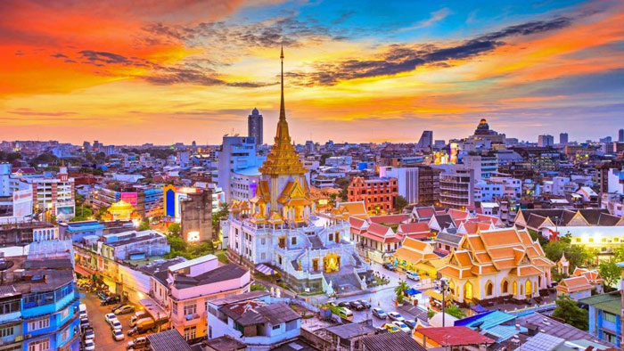 Thủ đô Bangkok (Ảnh: sưu tầm)